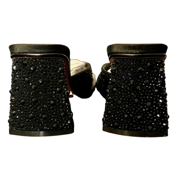 Bibi Lou Black Embellished Sandals - Picture 7 of 8